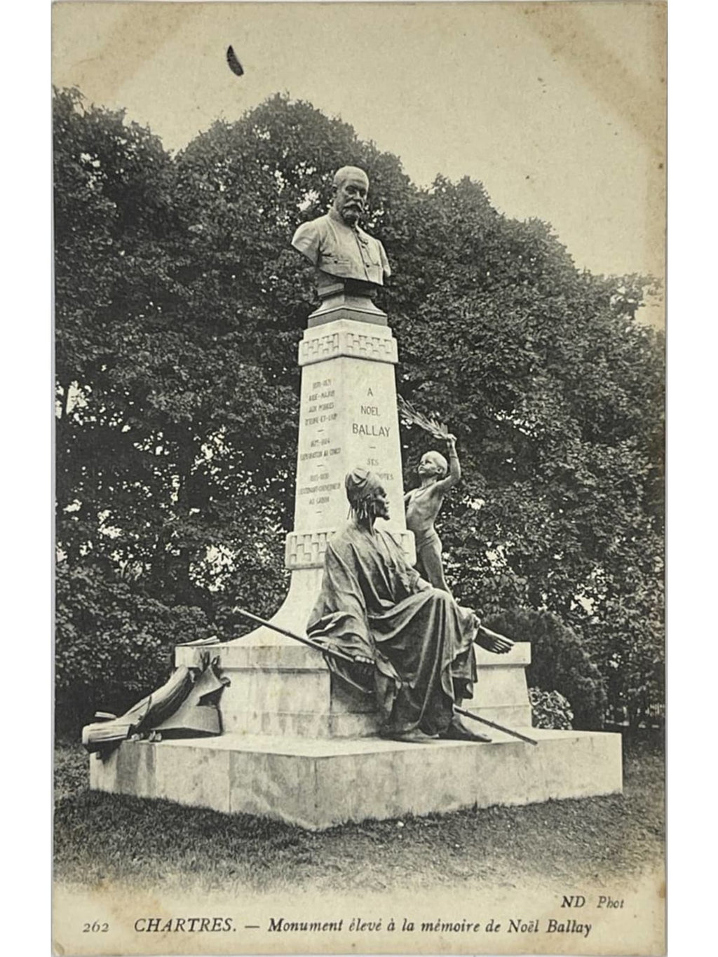 Recto de la carte postale