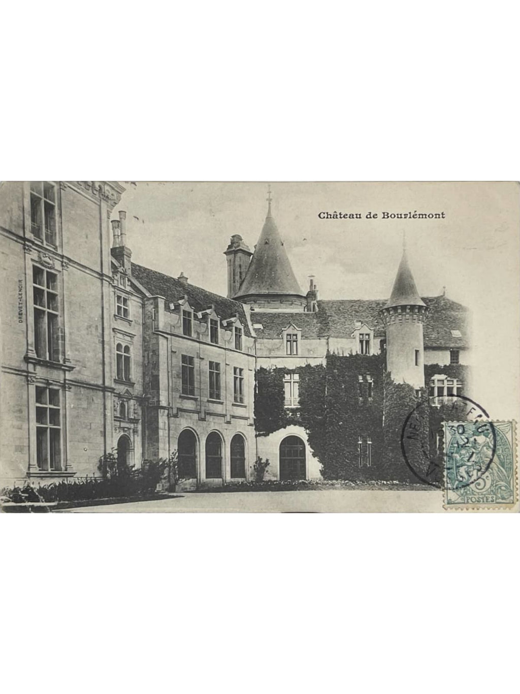 Recto de la carte postale