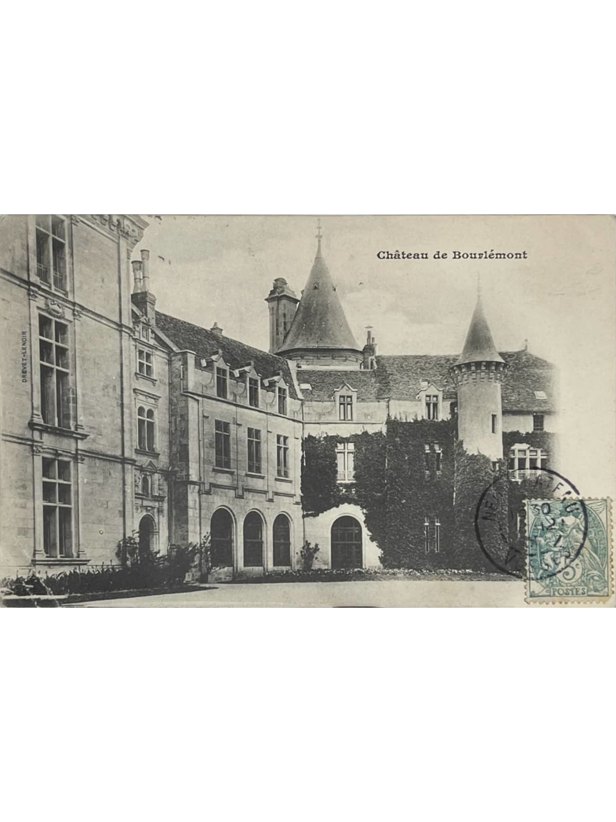 Recto de la carte postale