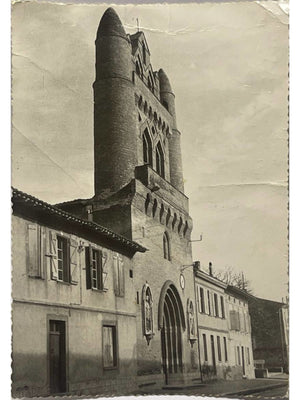 Carte postale – Villenouvelle (Haute-Garonne) – L'église – Carte photo de 1962