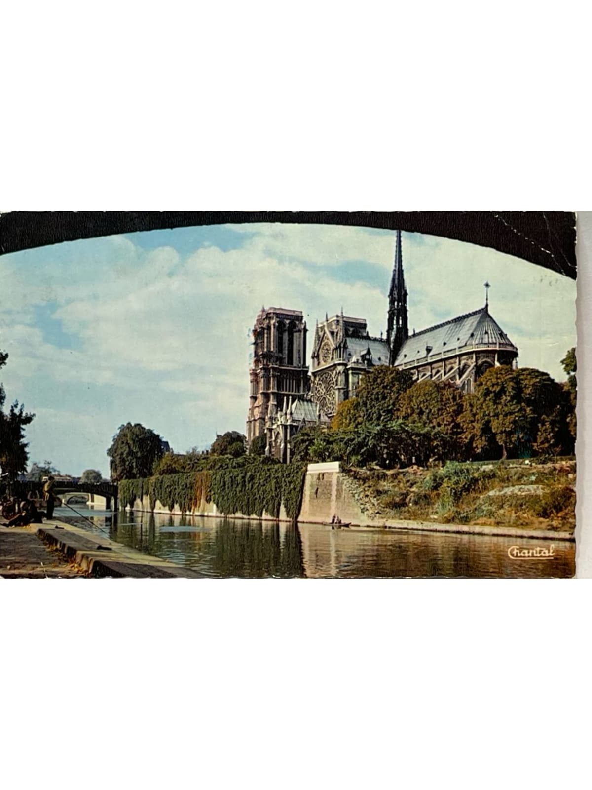 Recto de la carte postale