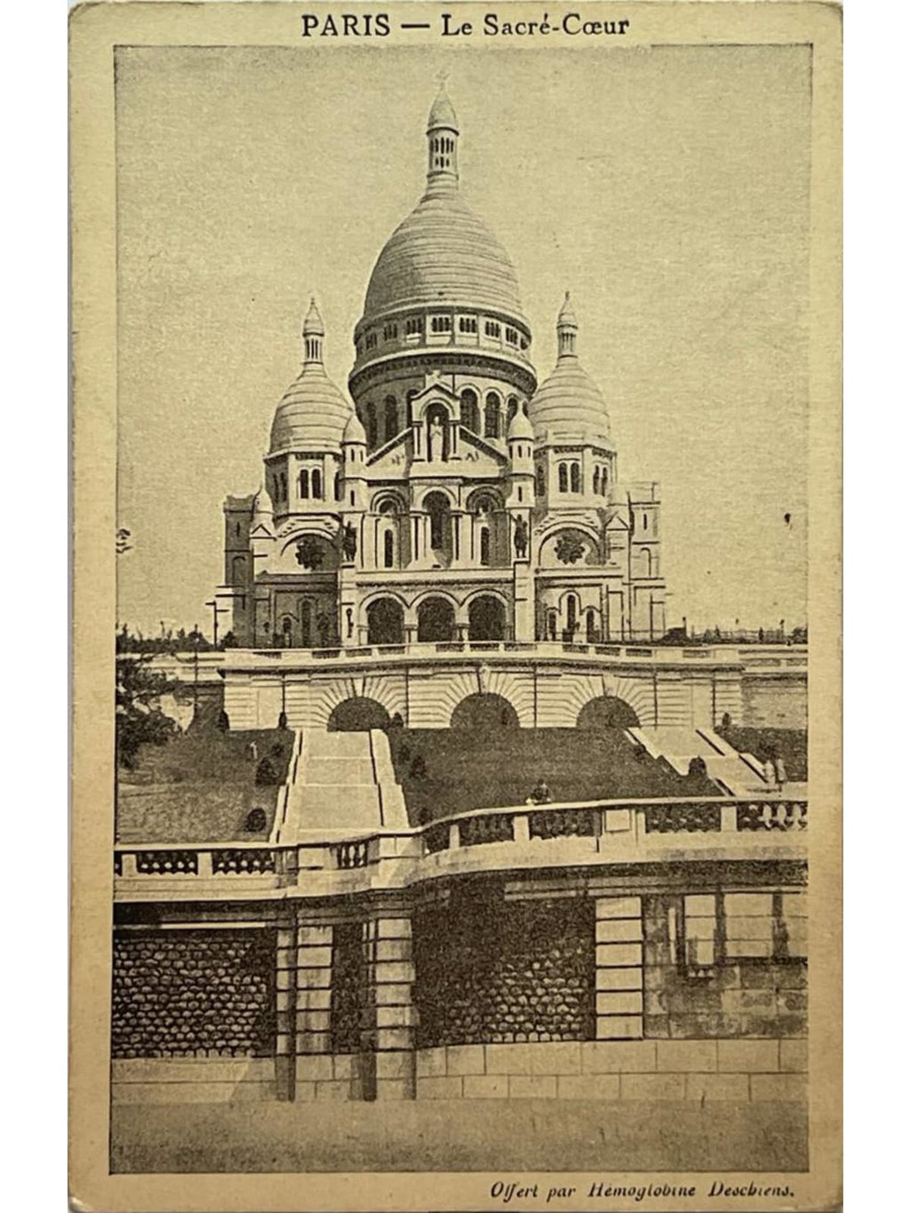 Recto de la carte postale