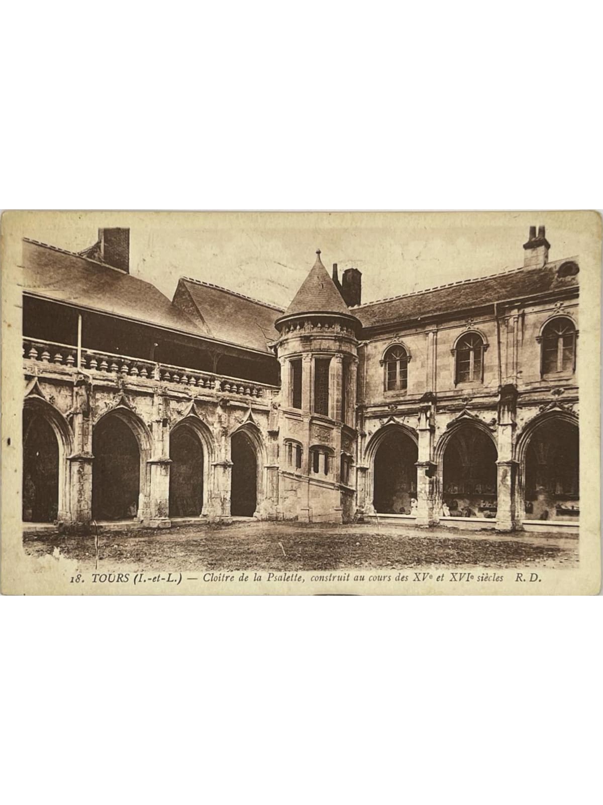 Recto de la carte postale