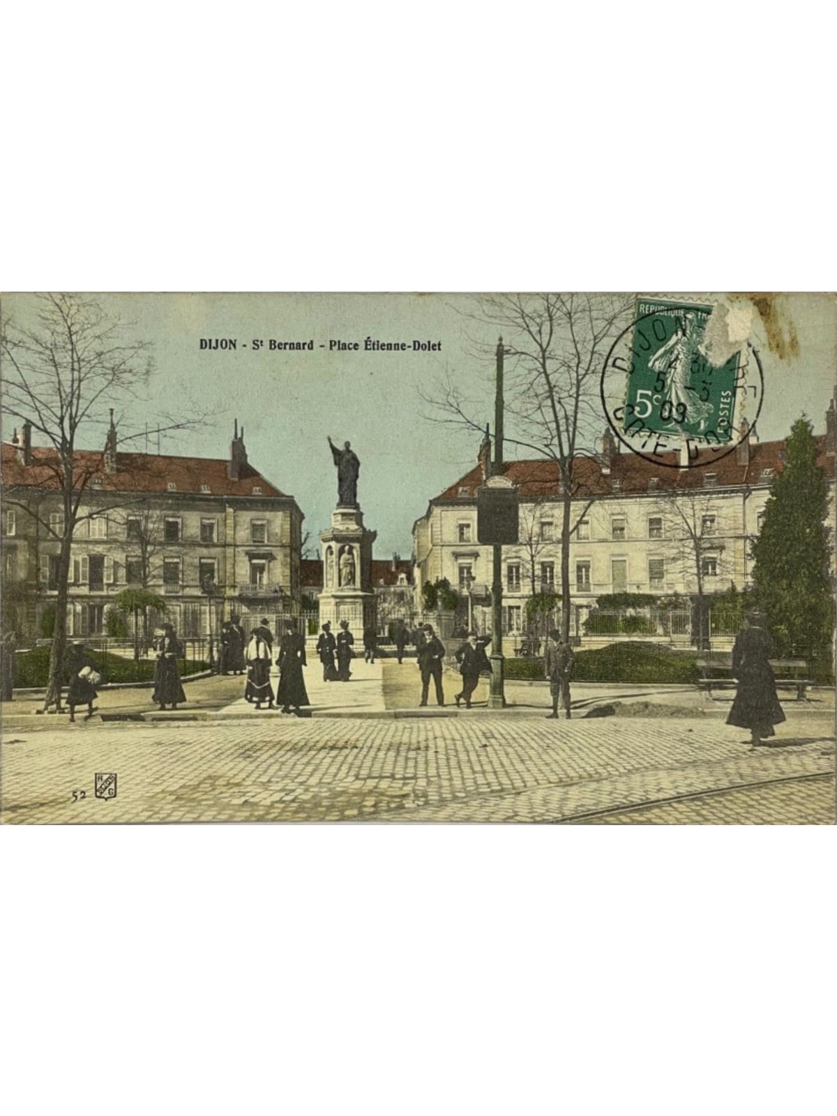 Recto de la carte postale