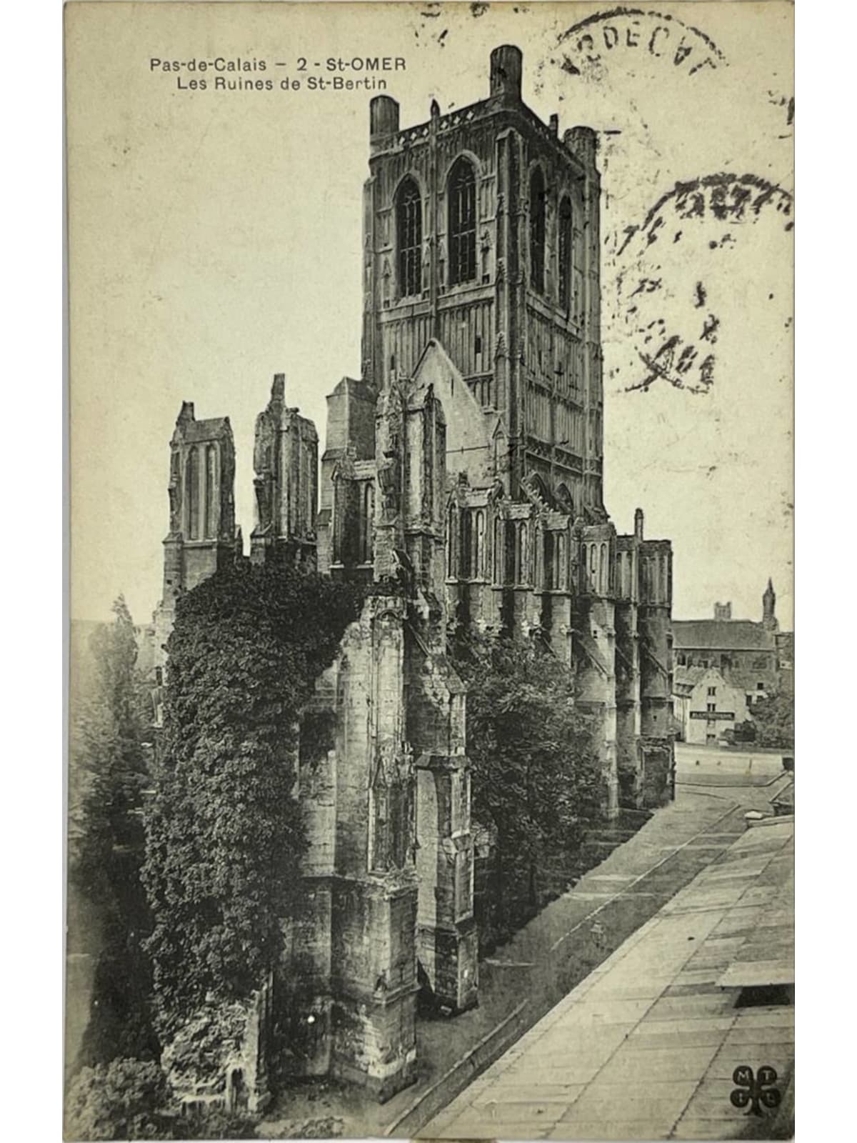 Recto de la carte postale