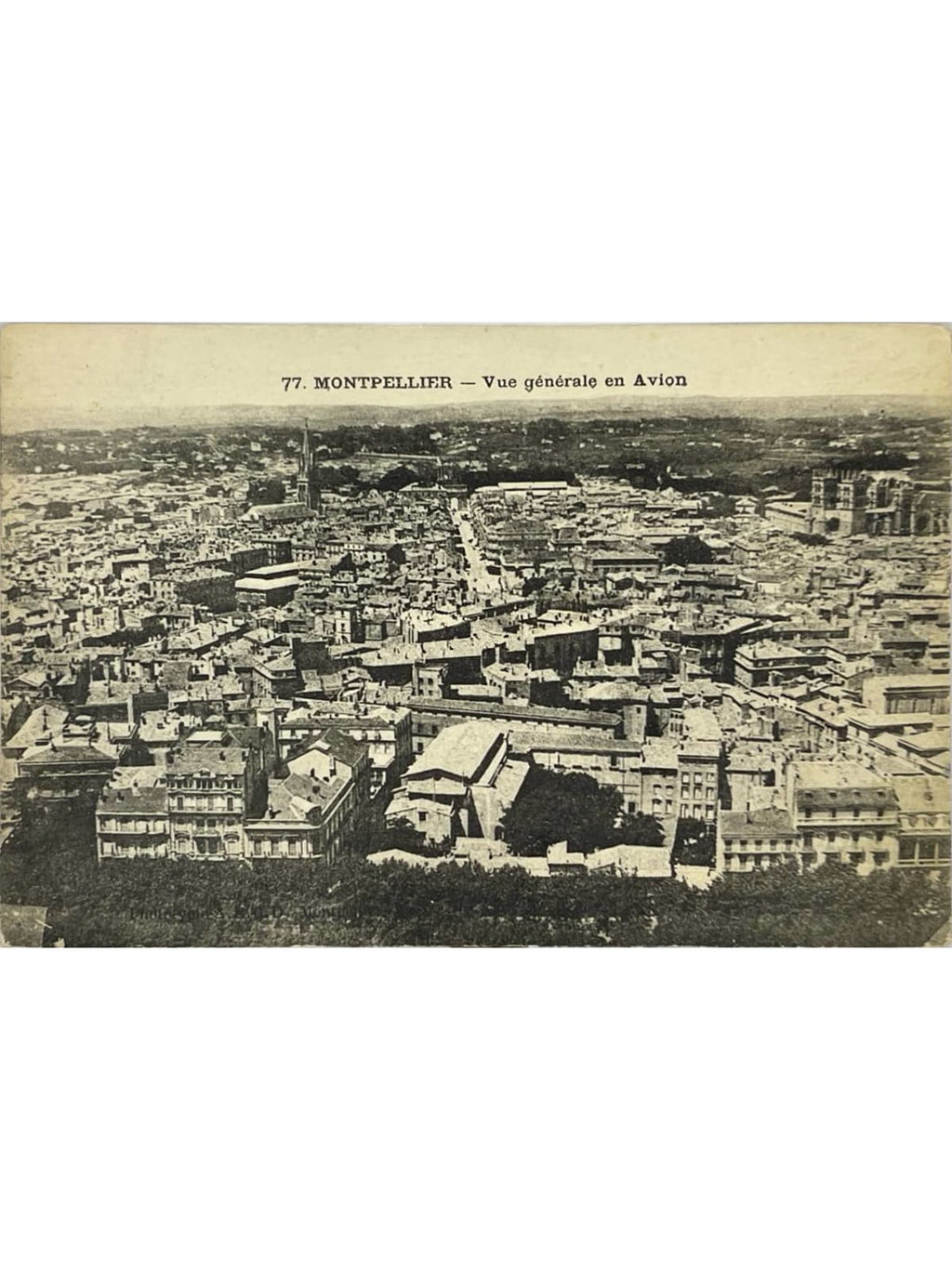 Recto de la carte postale