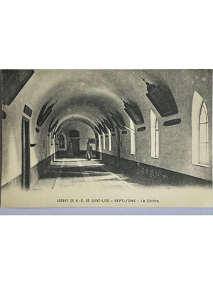 Diou – Abbaye Notre-Dame de Sept-Fons, le cloître – CPA