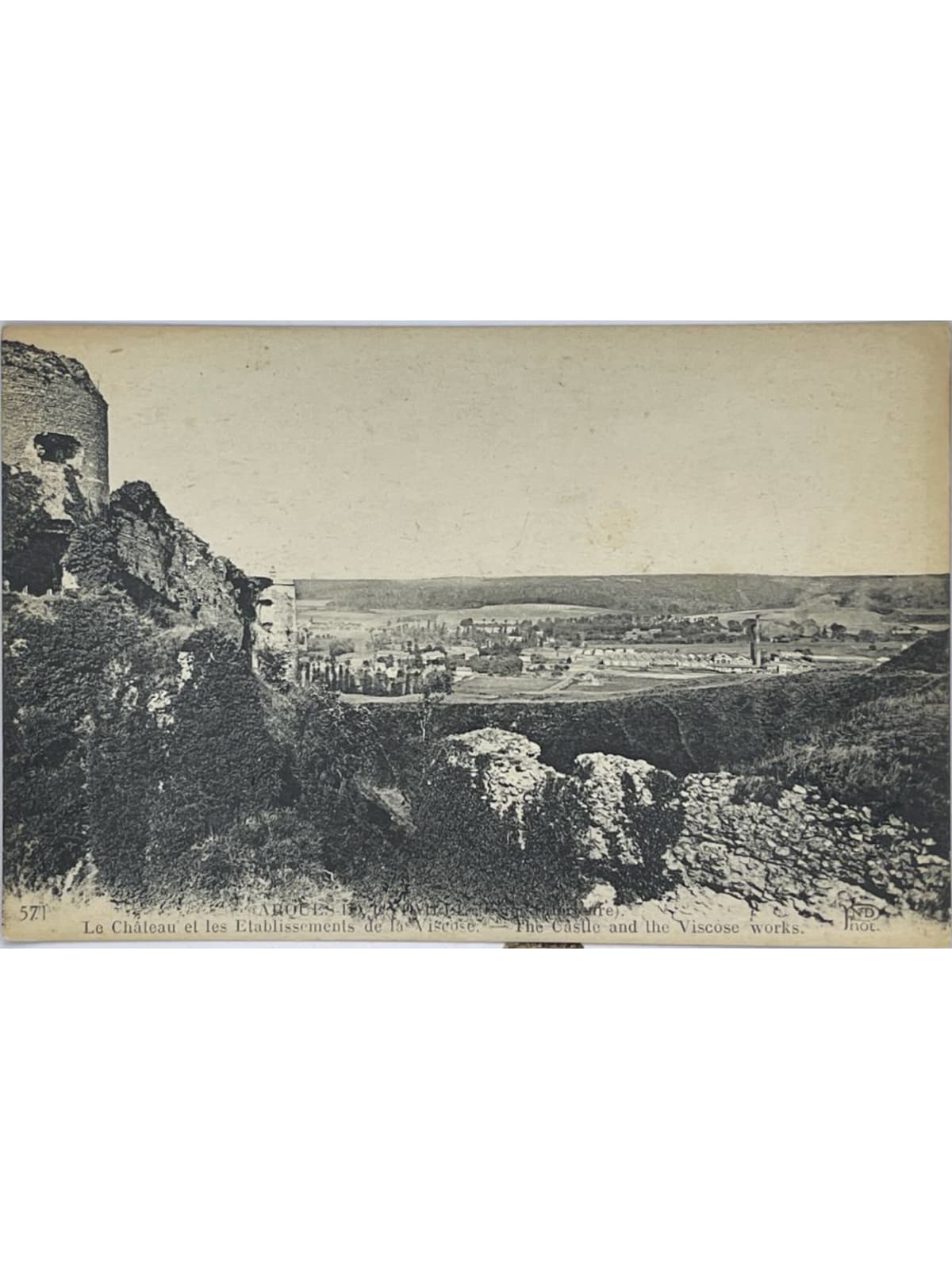 Recto de la carte postale