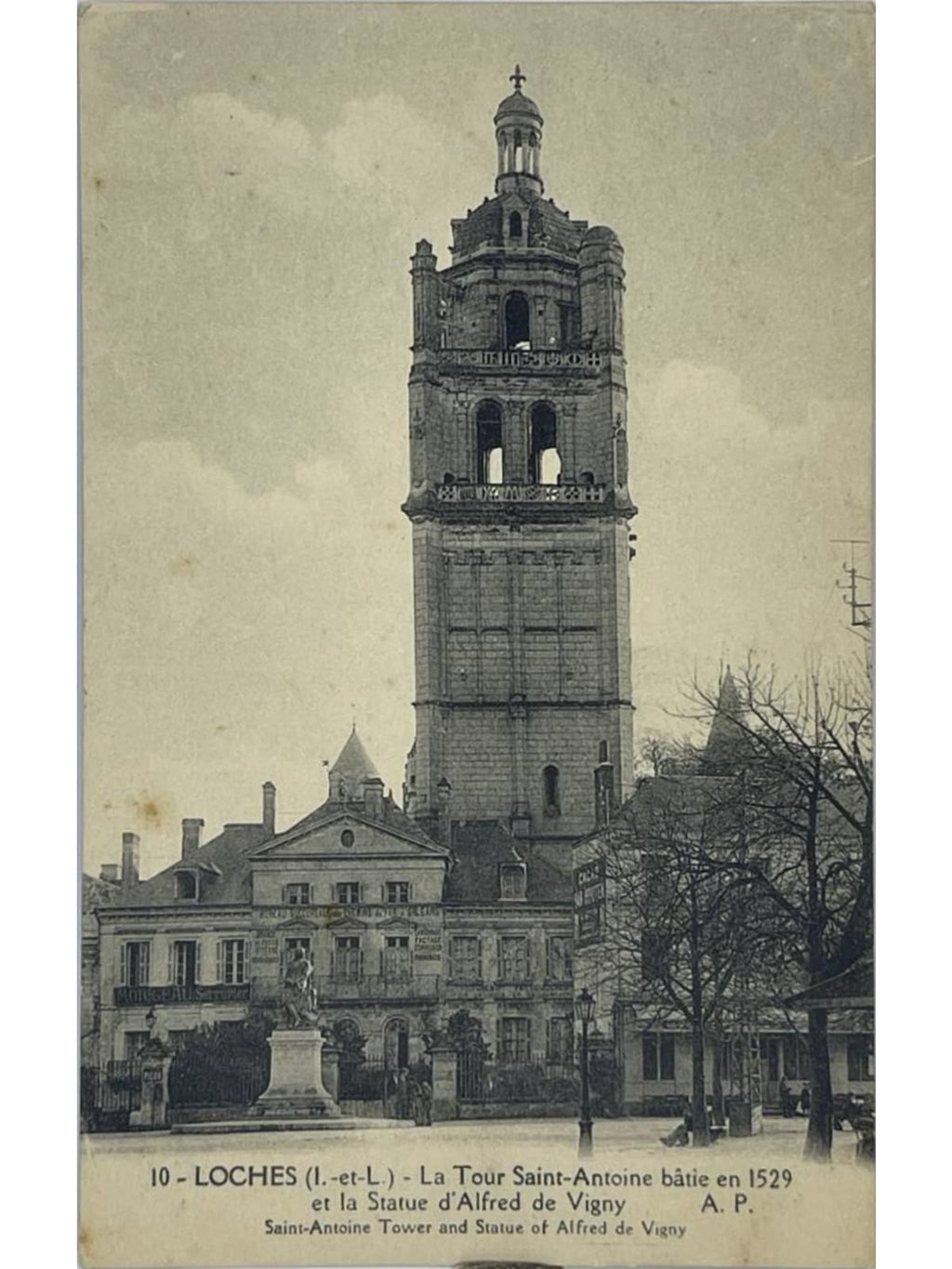 Recto de la carte postale