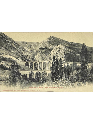 Ligne de la Mure – Les viaducs de Loulla – CPA n°1567