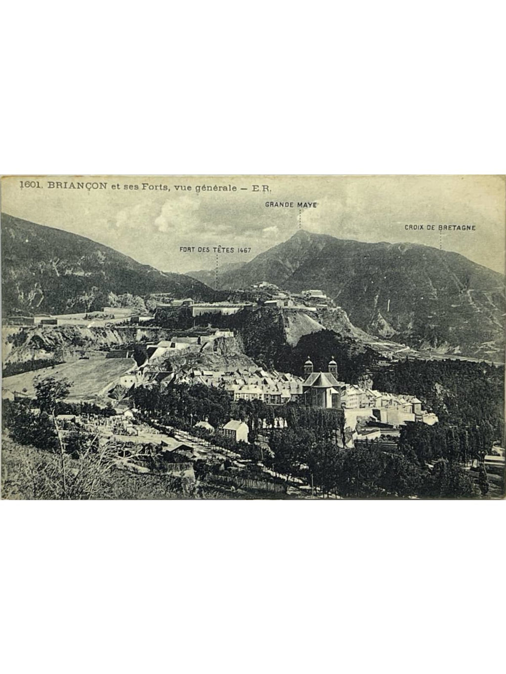 Recto de la carte postale