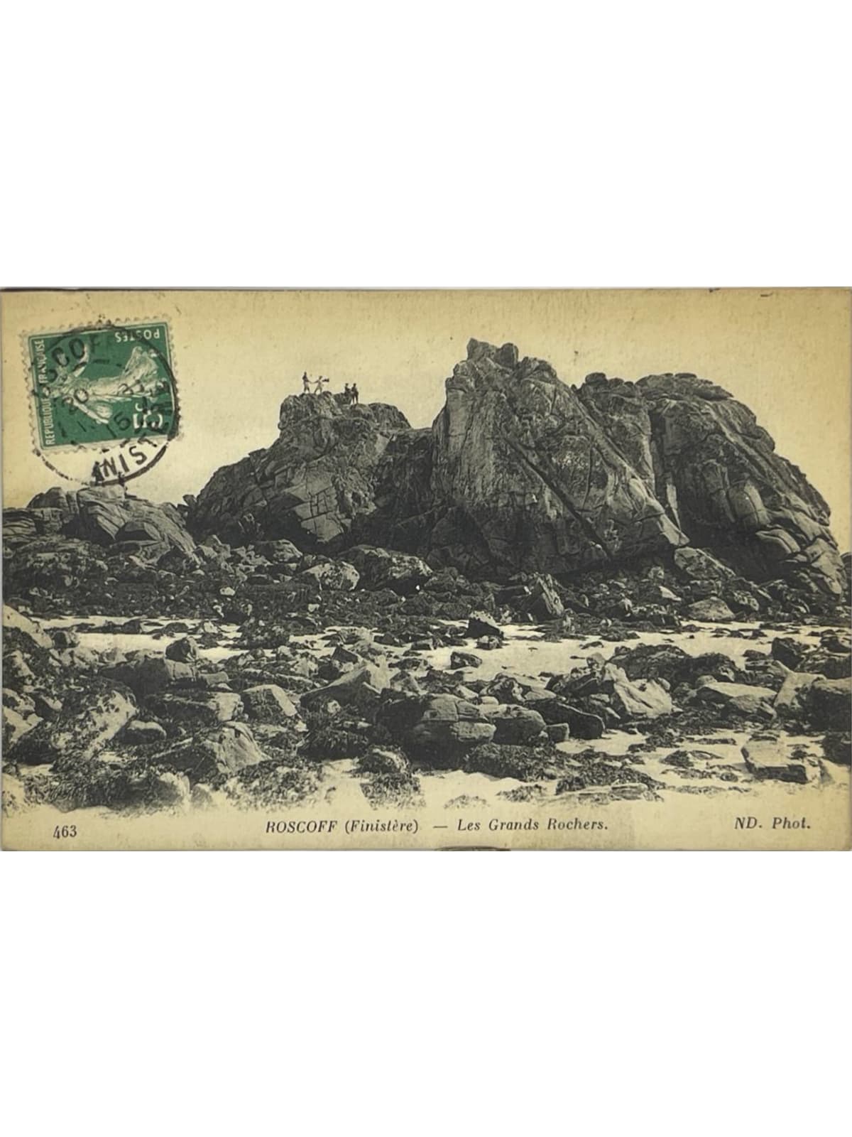 Recto de la carte postale