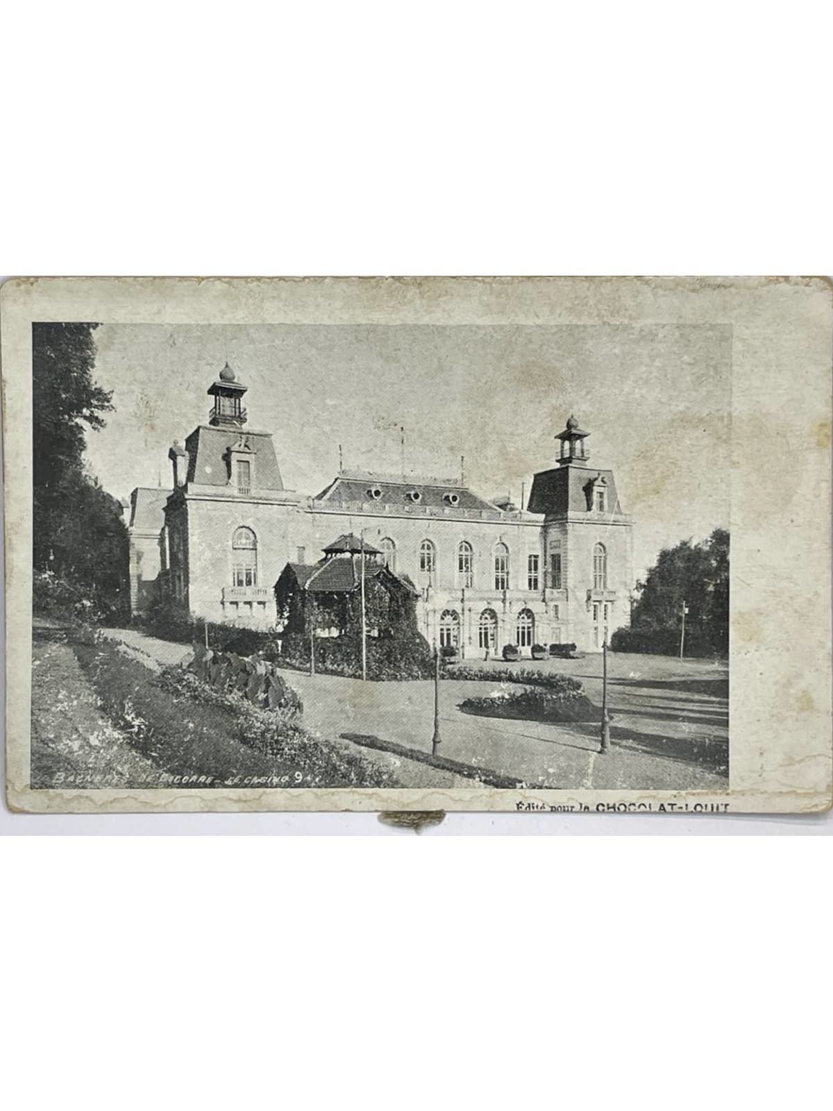 Recto de la carte postale