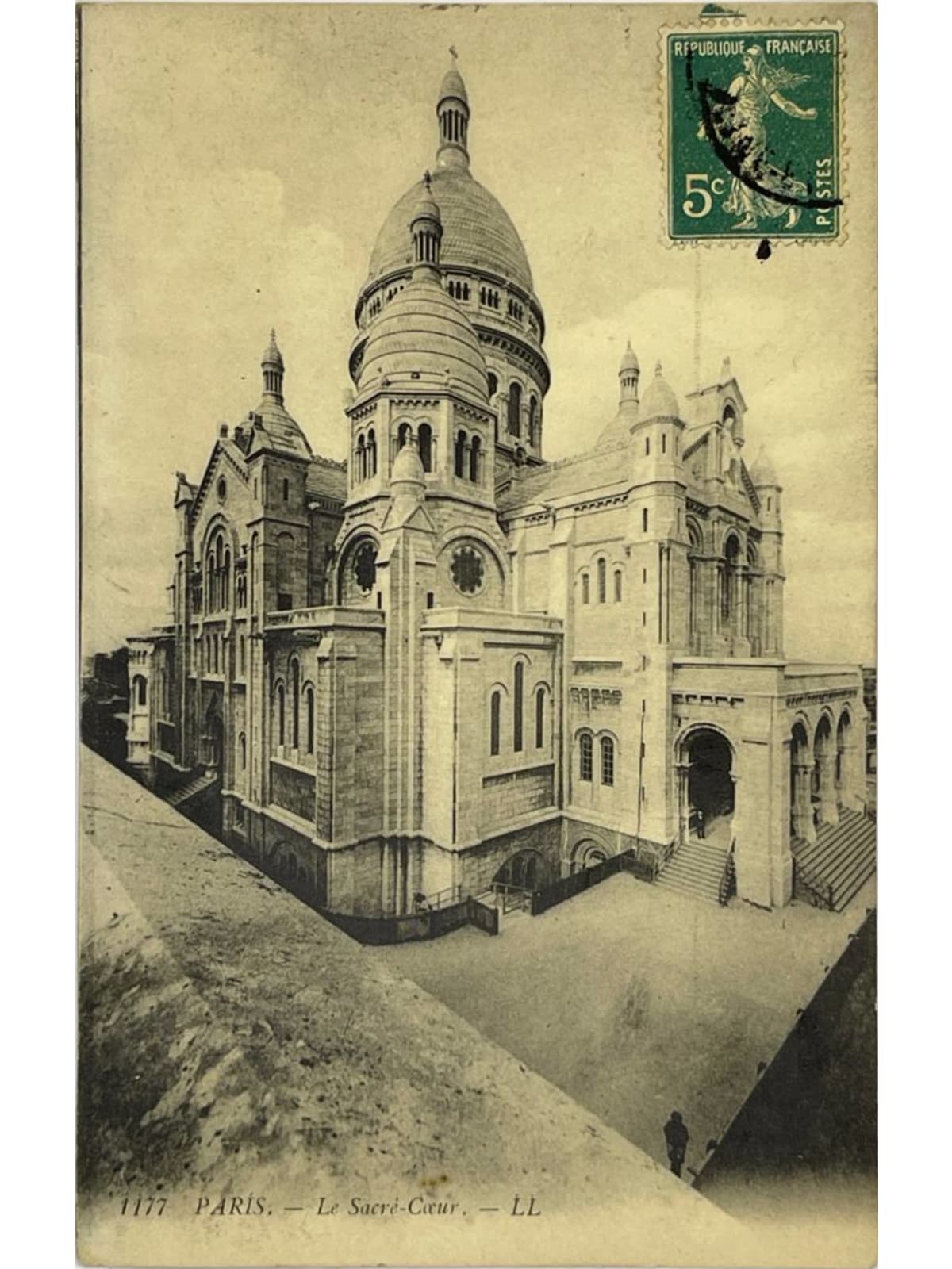 Recto de la carte postale
