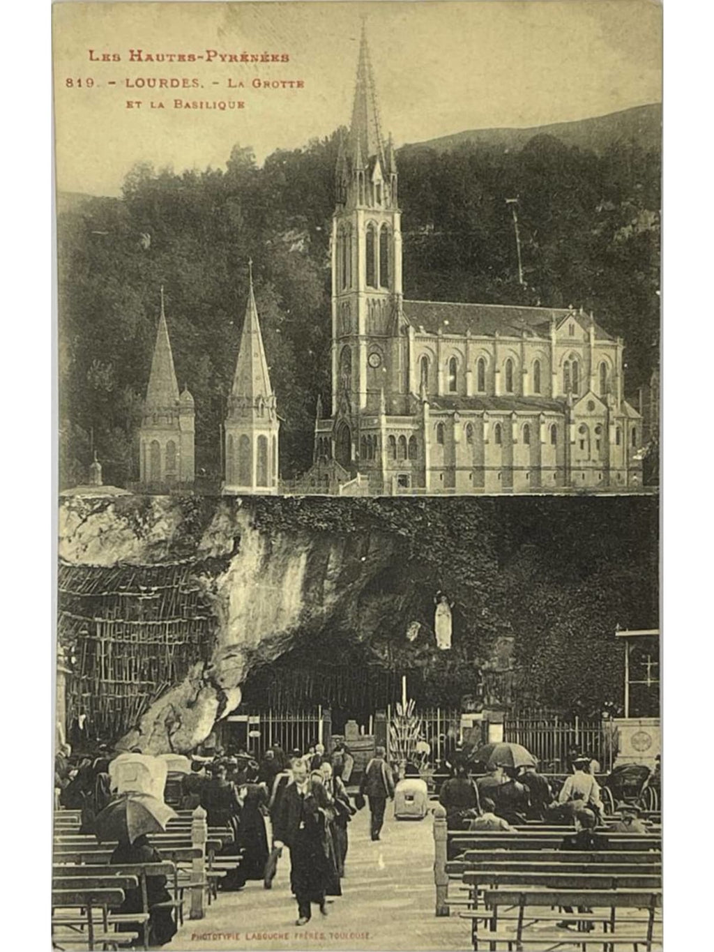 Recto de la carte postale