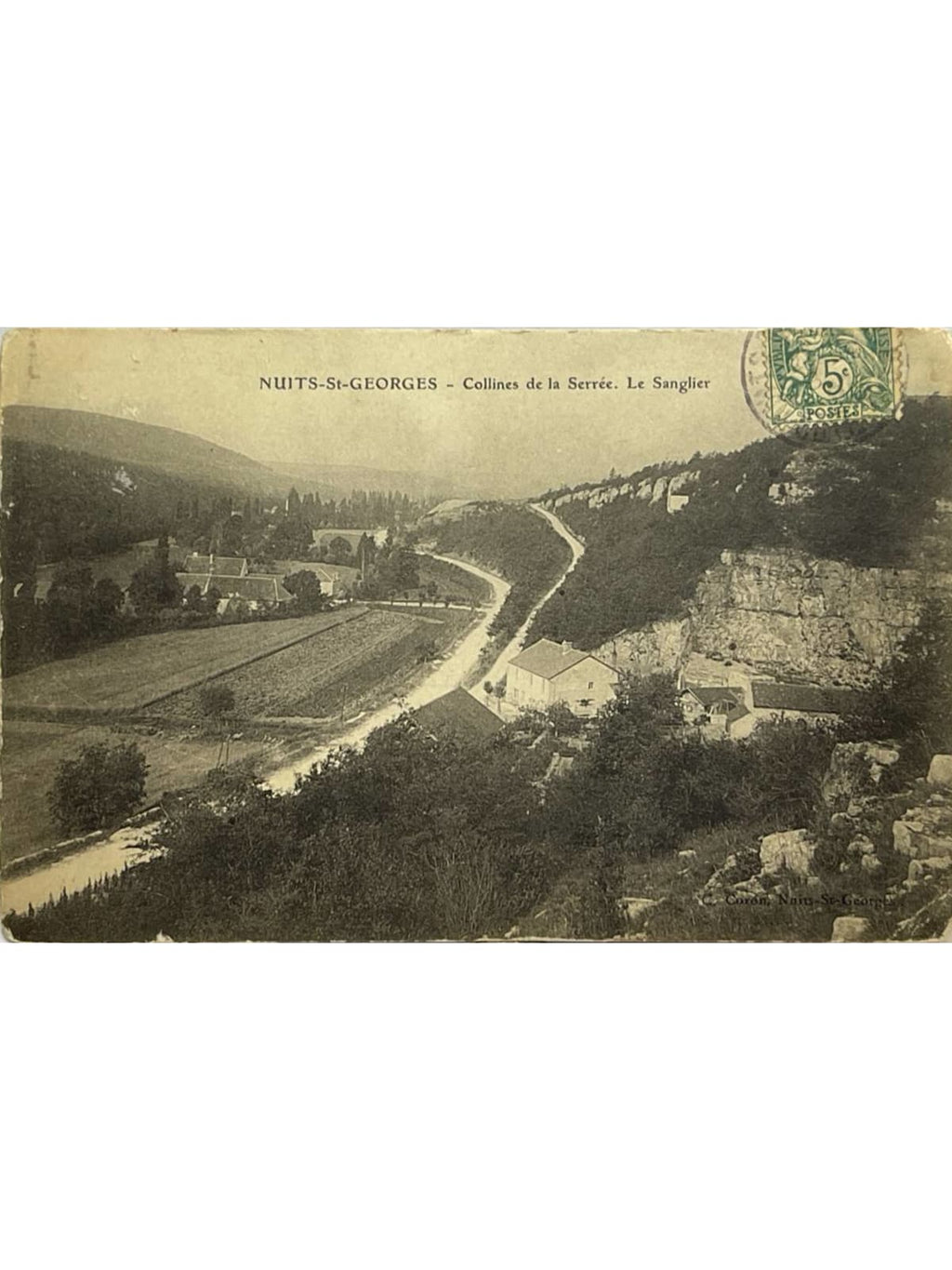 Recto de la carte postale