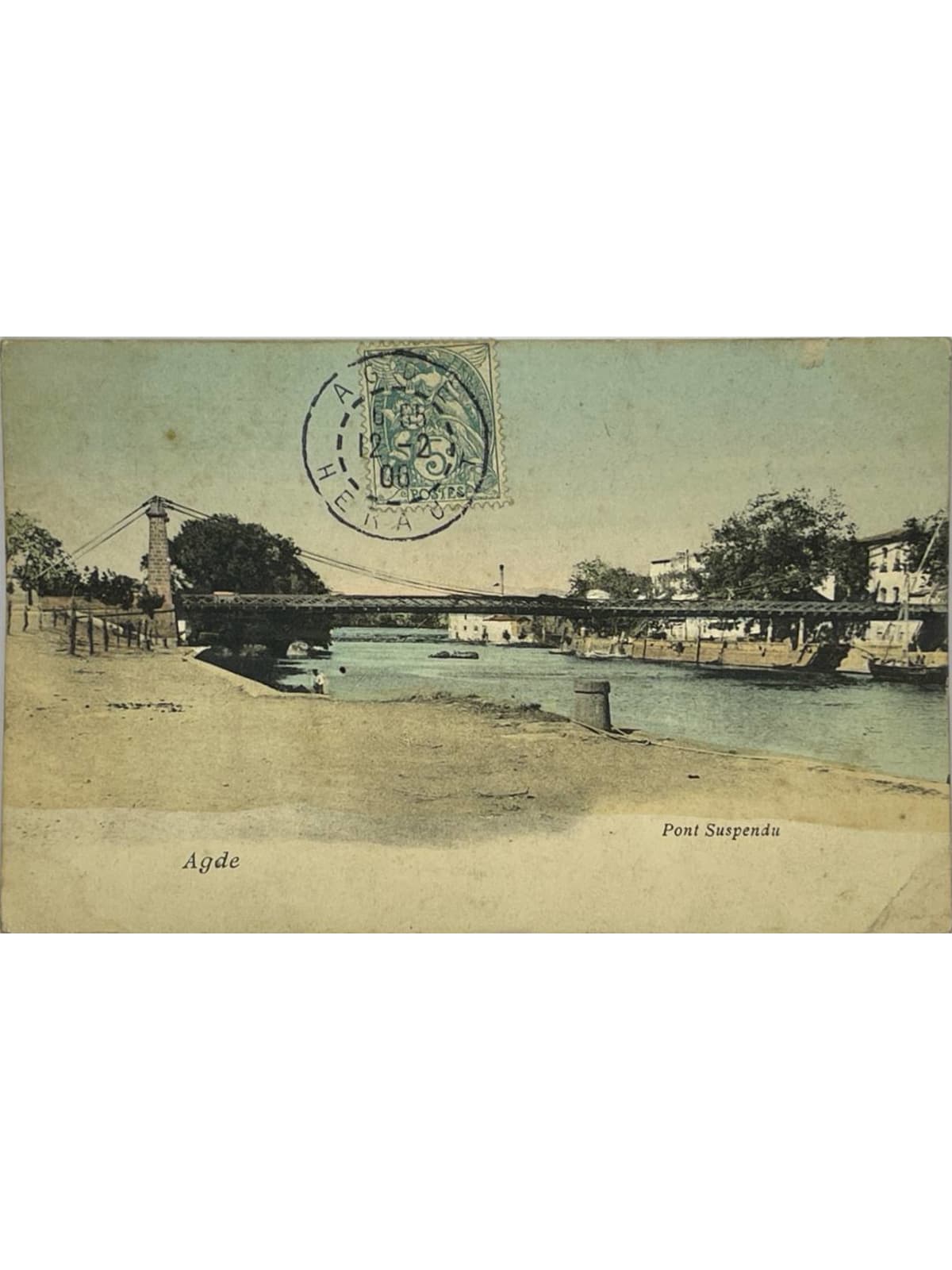 Recto de la carte postale