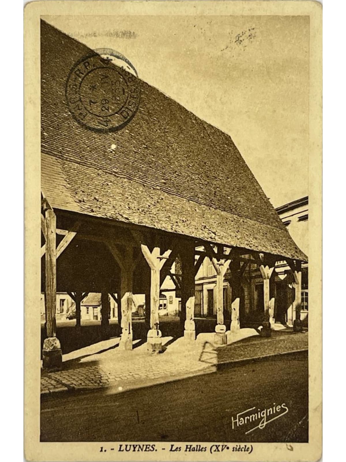 Recto de la carte postale