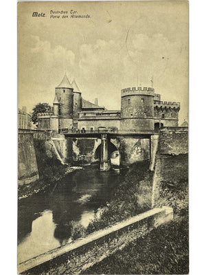 Metz – Porte des Allemands, Deutsches Tor – CPA de 1907