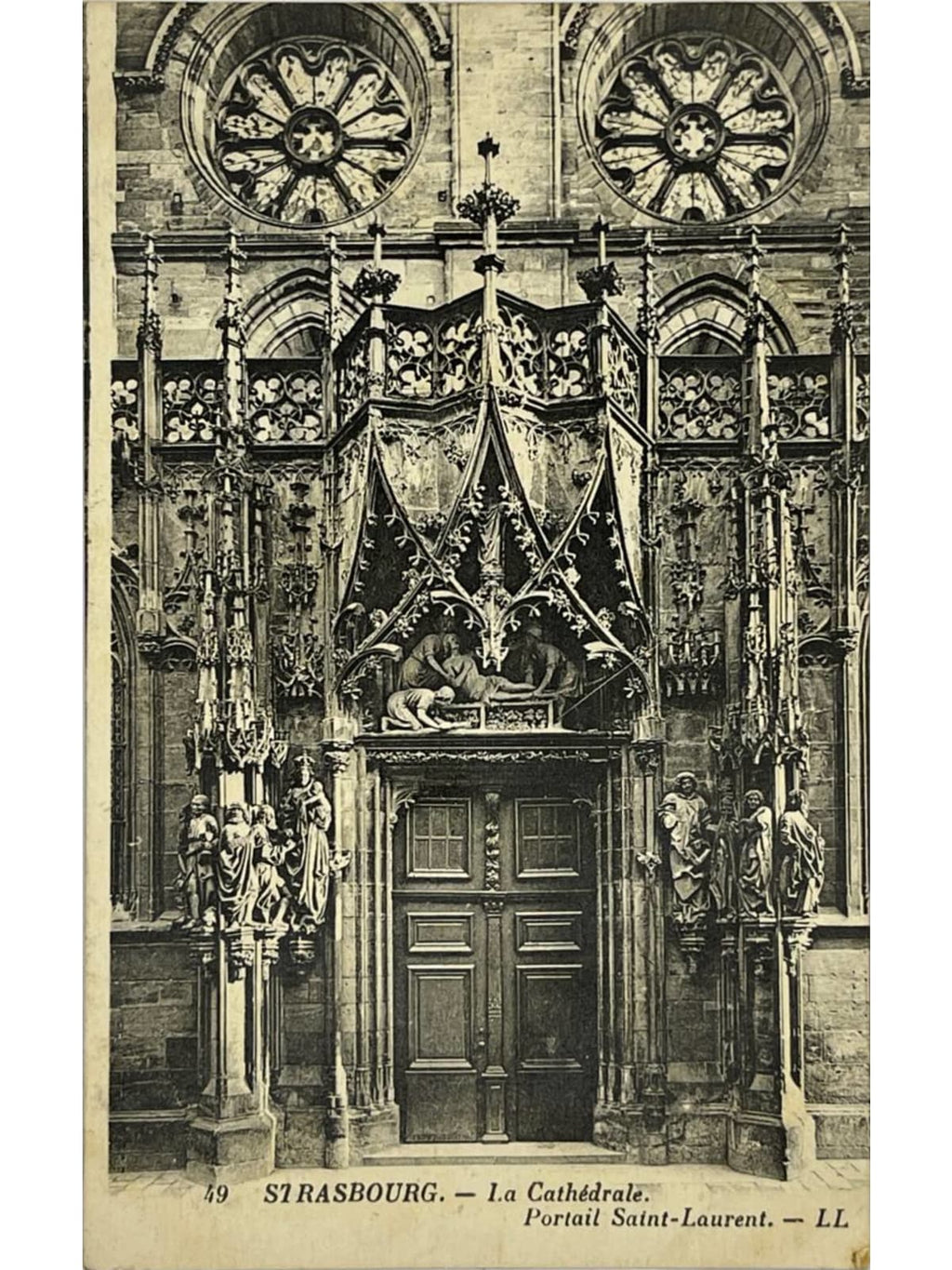 Recto de la carte postale