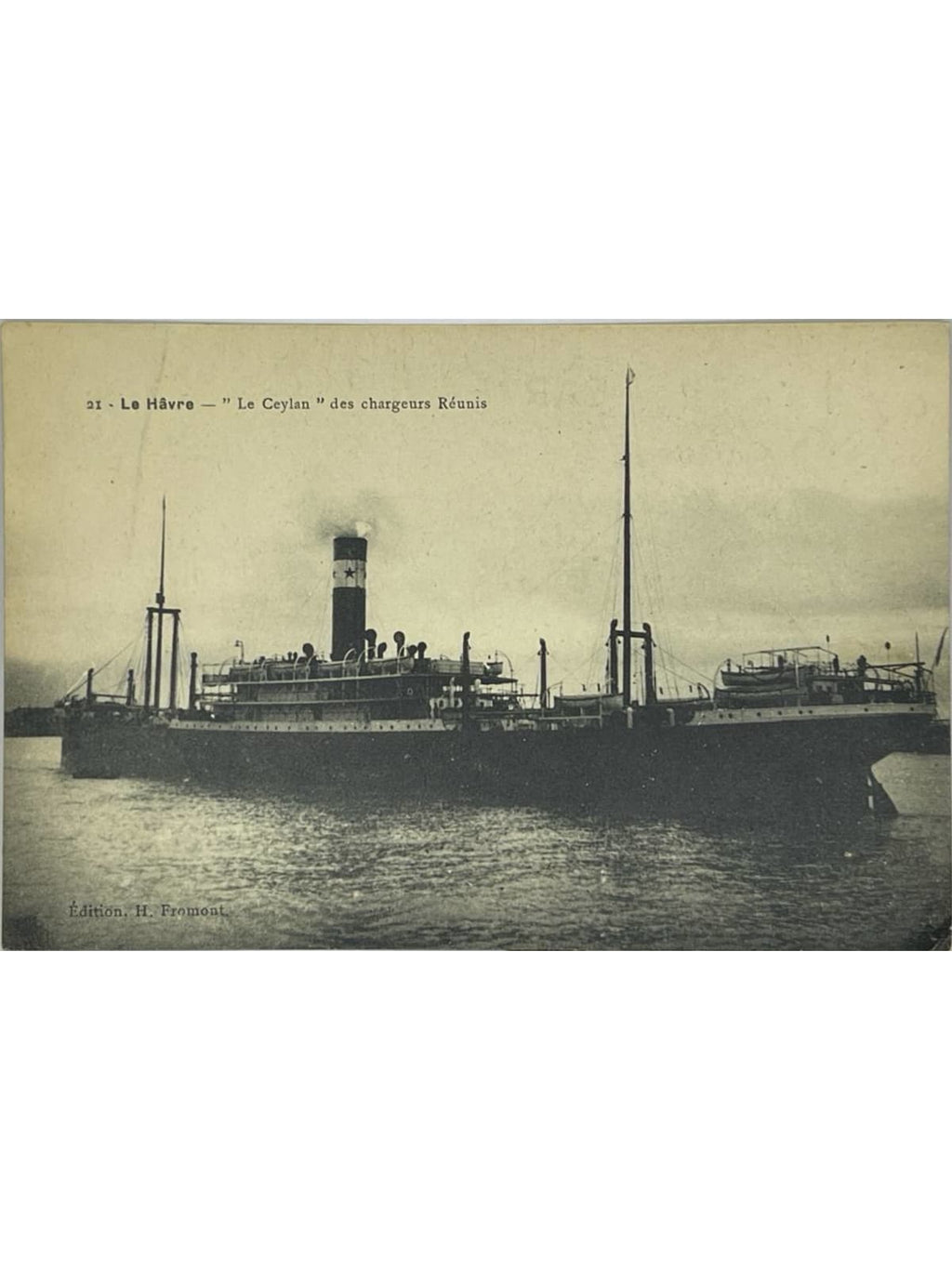 Recto de la carte postale