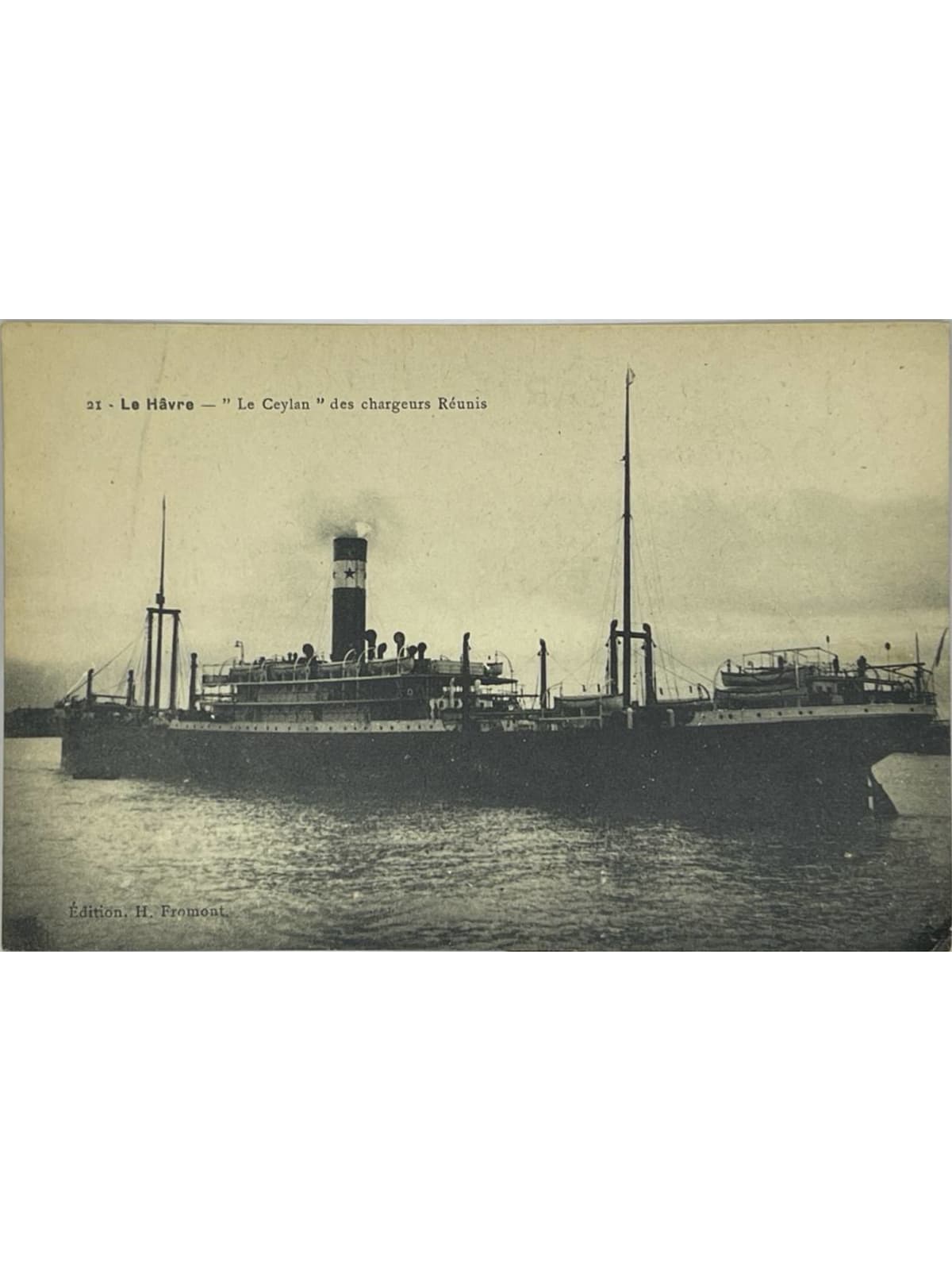 Recto de la carte postale