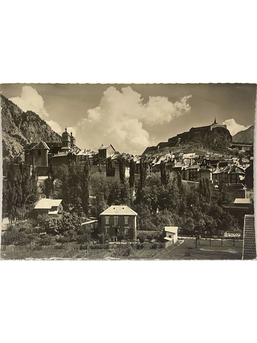 Recto de la carte postale
