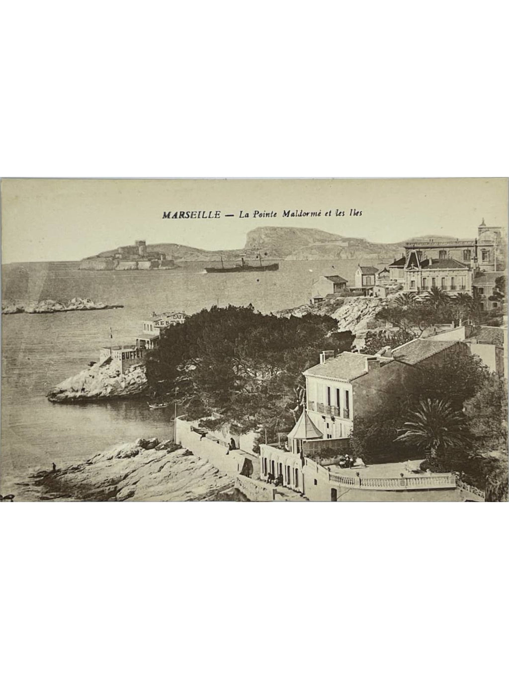 Recto de la carte postale