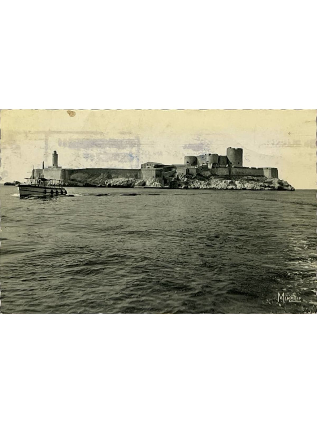 Recto de la carte postale
