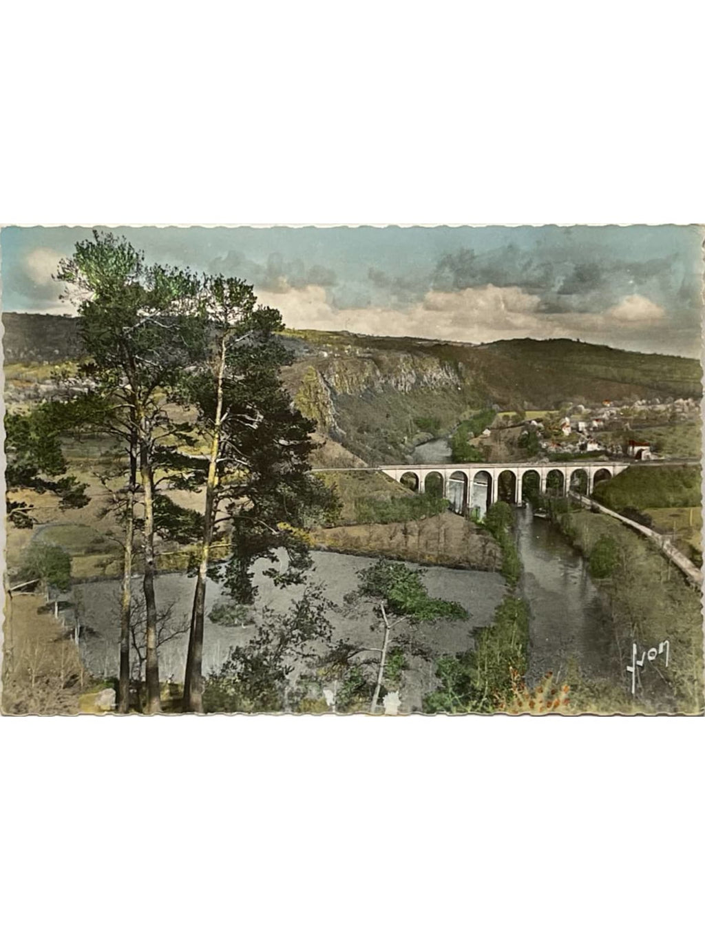 Recto de la carte postale