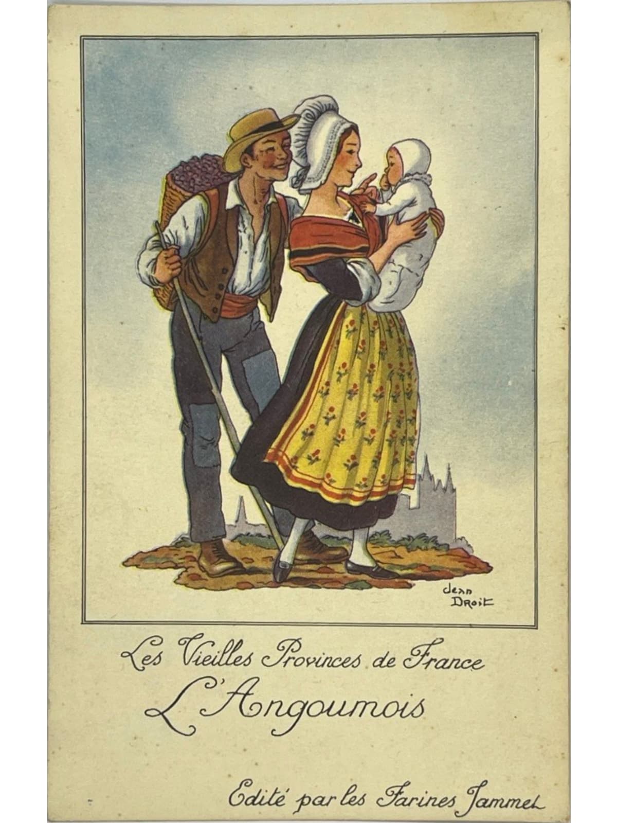 Recto de la carte postale