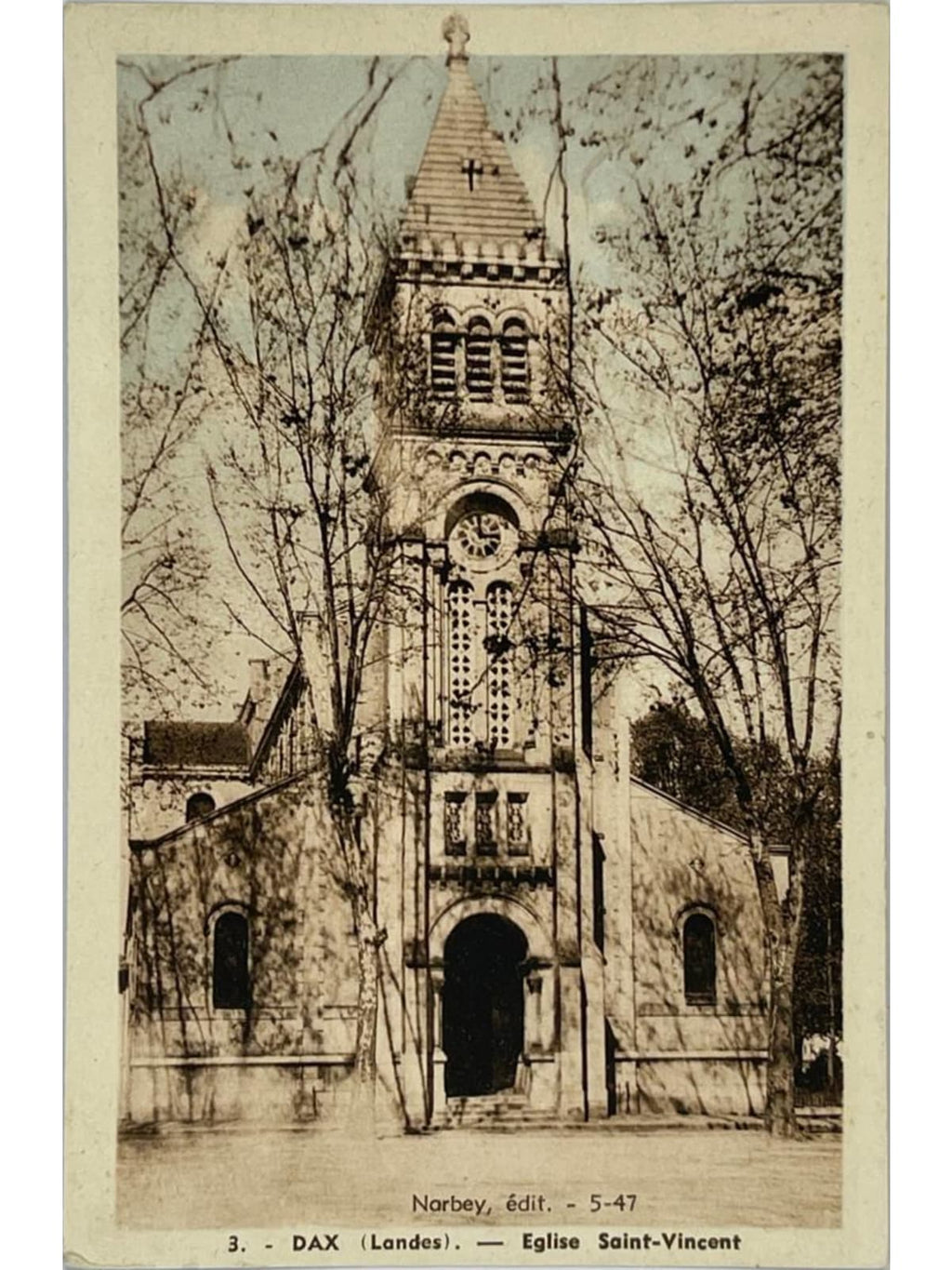 Recto de la carte postale