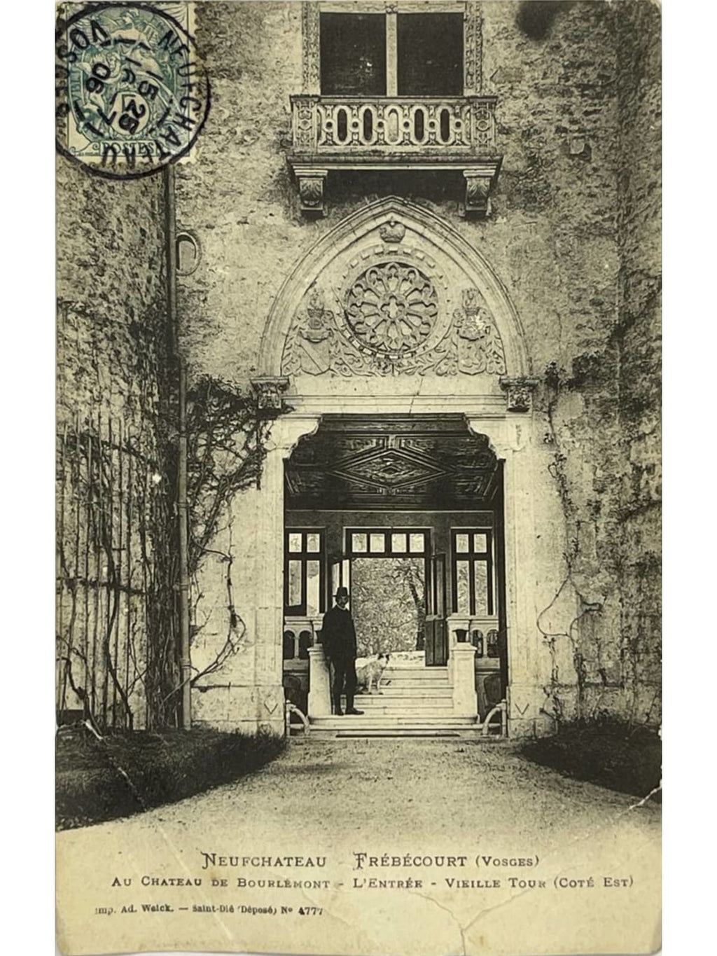 Recto de la carte postale