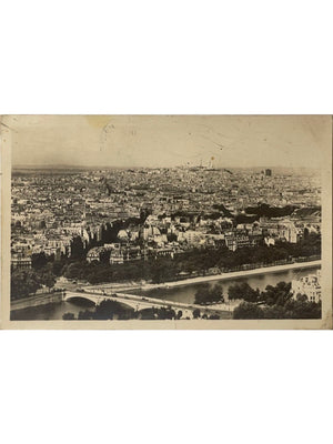 Paris – Vue panoramique prise de la tour Eiffel – CPSM années 1950
