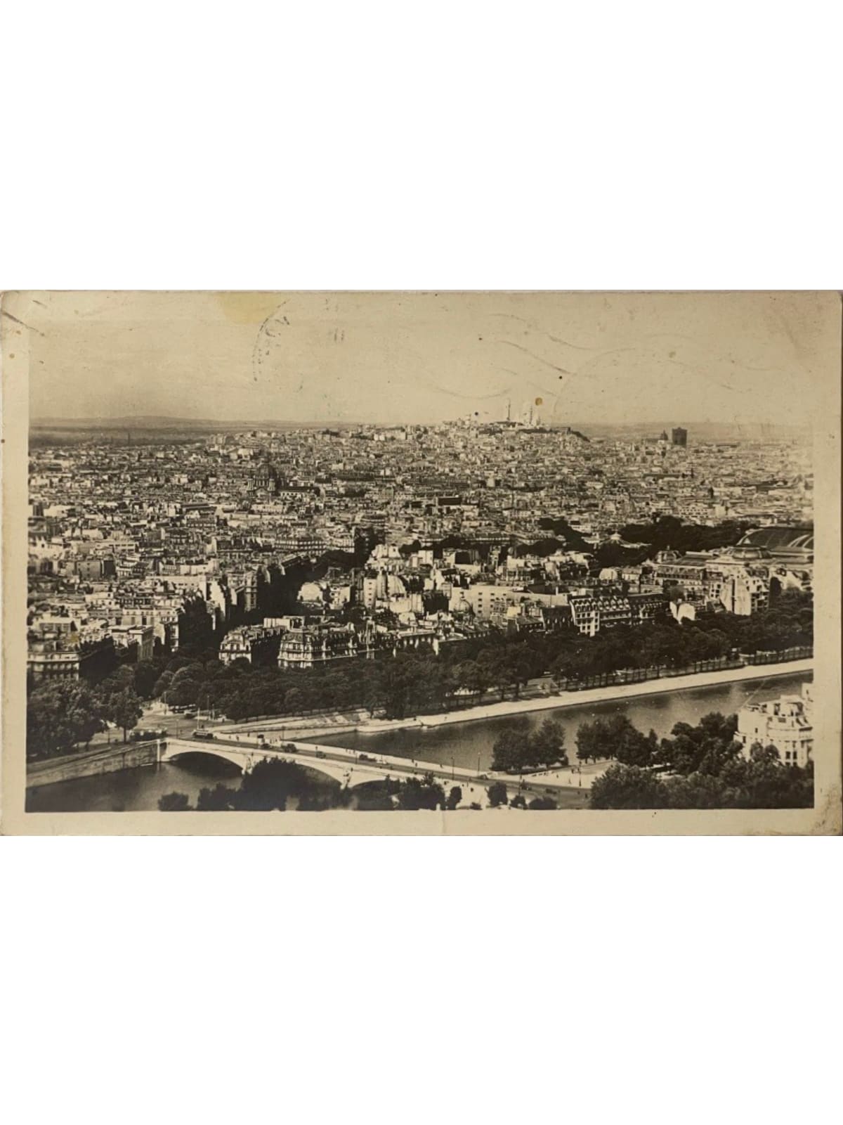 Recto de la carte postale
