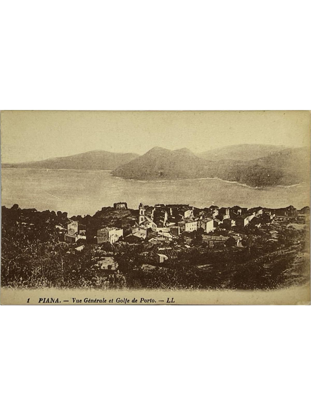 Recto de la carte postale