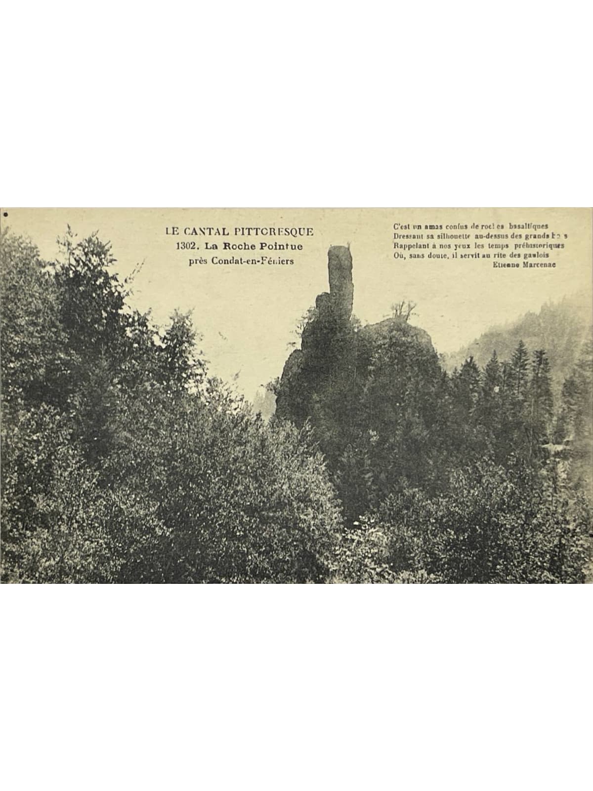 Recto de la carte postale