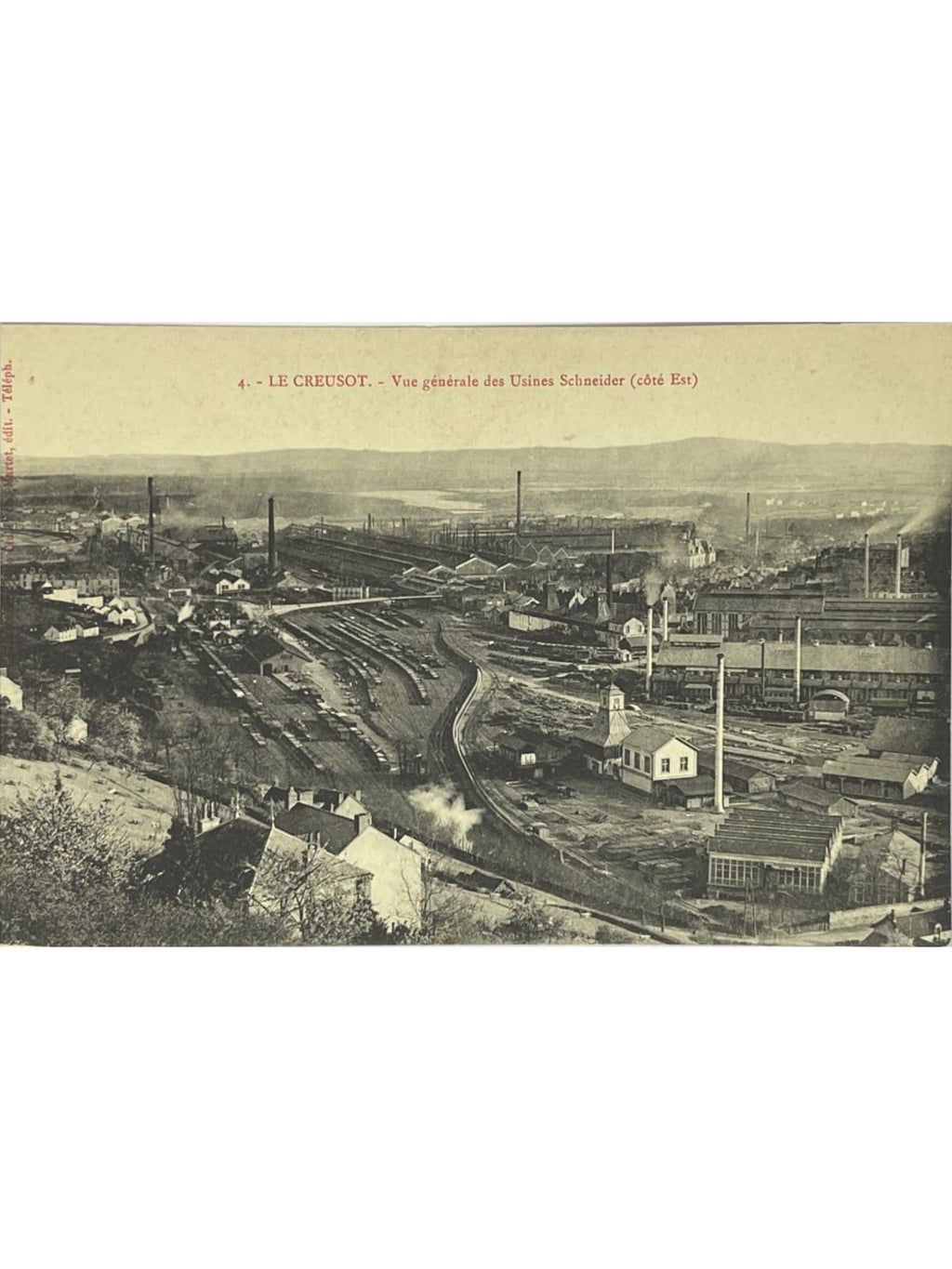 Recto de la carte postale
