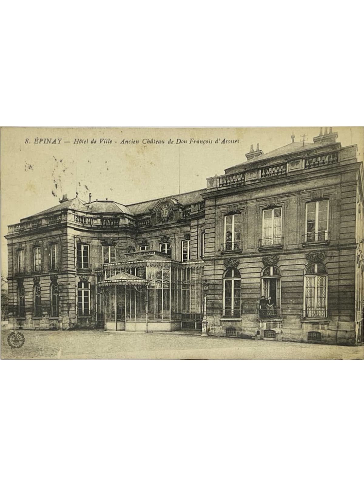Recto de la carte postale