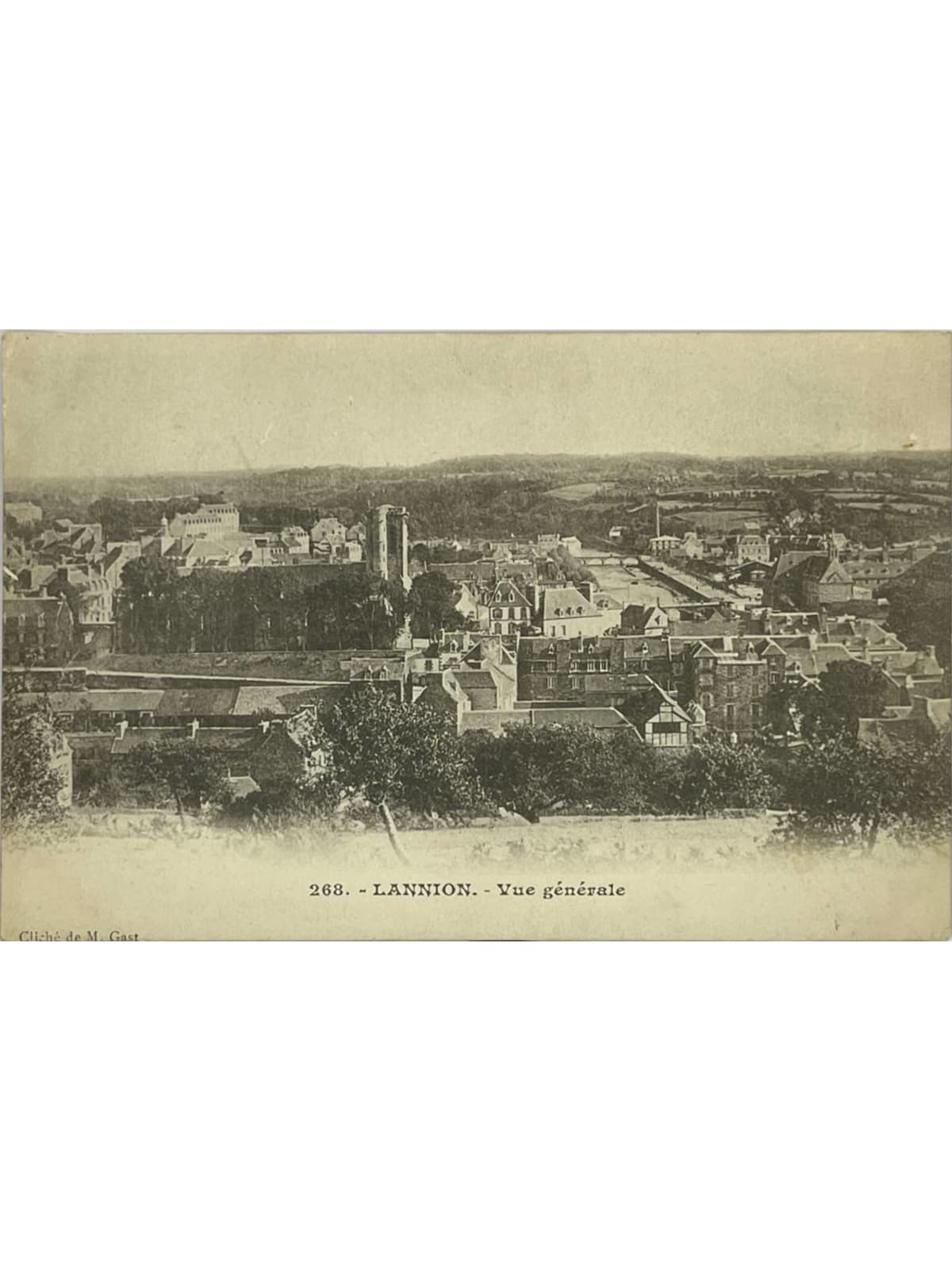 Recto de la carte postale