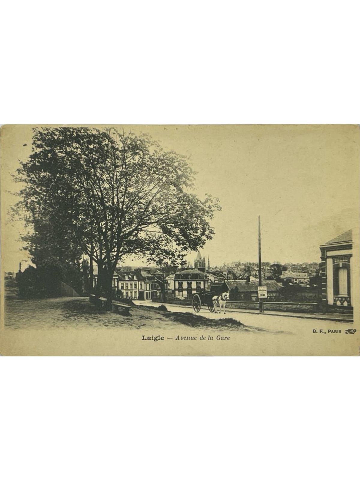 Recto de la carte postale