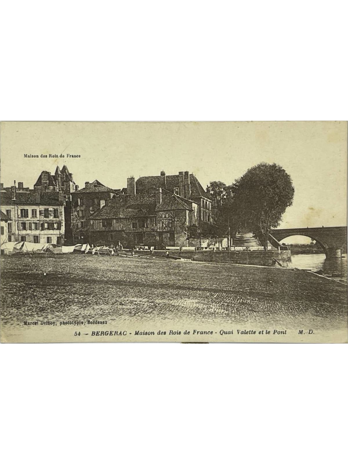 Recto de la carte postale