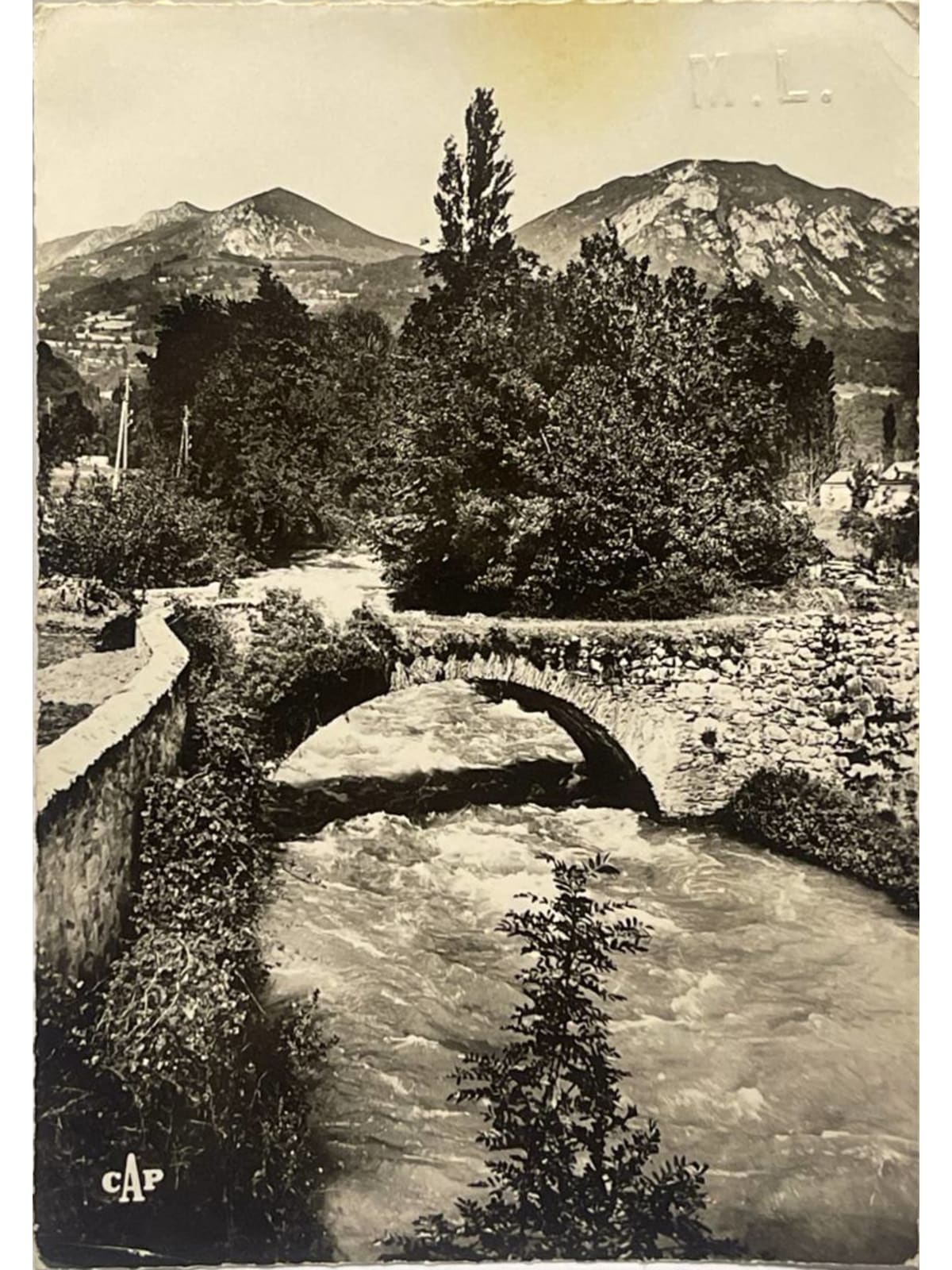Recto de la carte postale