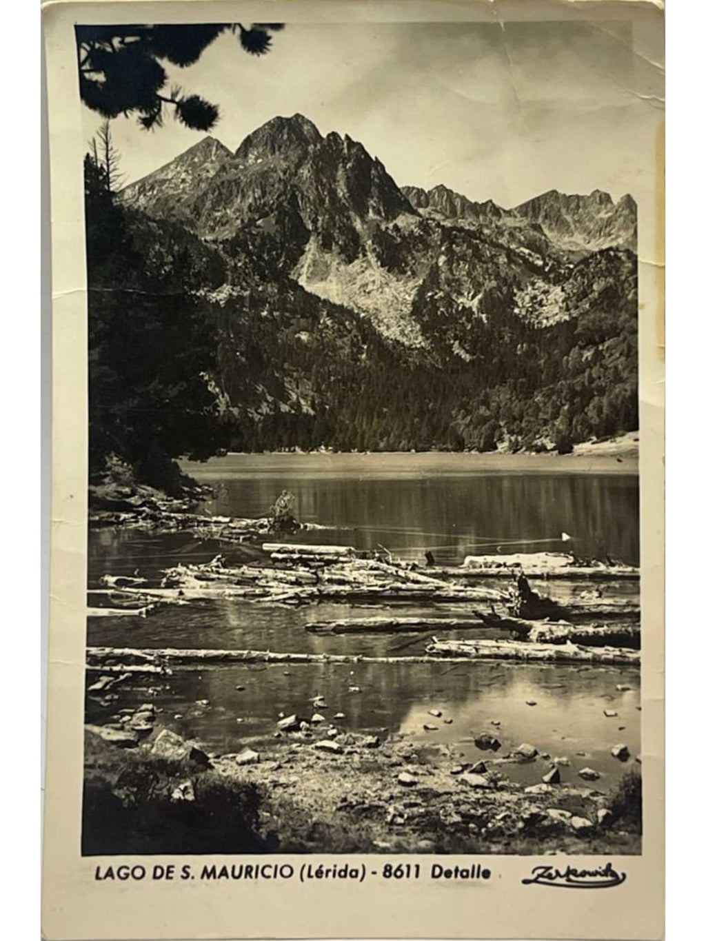 Recto de la carte postale