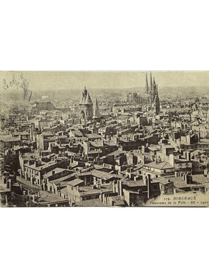 Bordeaux – Panorama de la ville – Carte postale ancienne n° 219