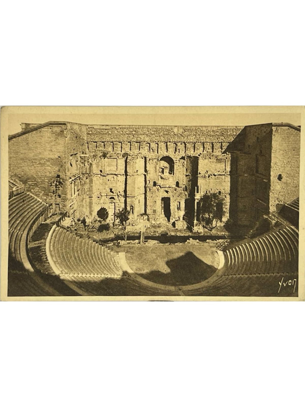 Recto de la carte postale