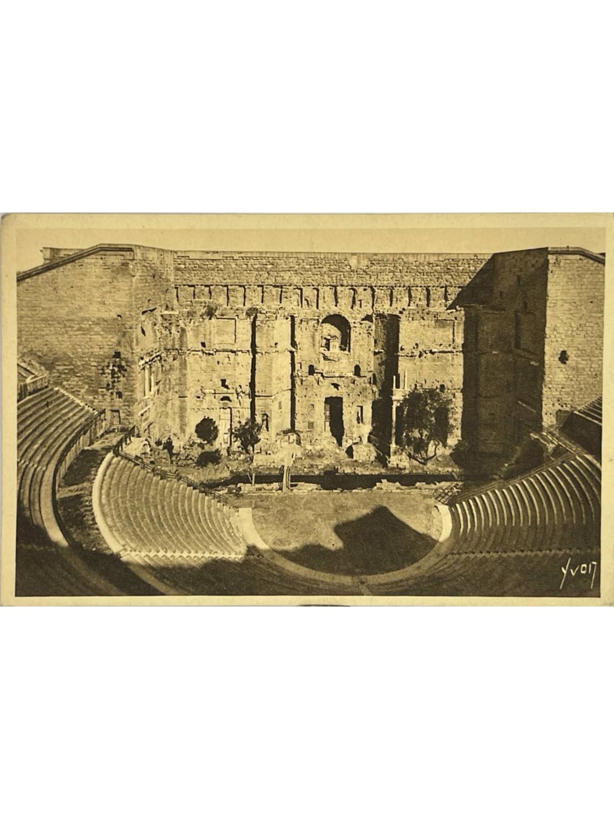 Recto de la carte postale