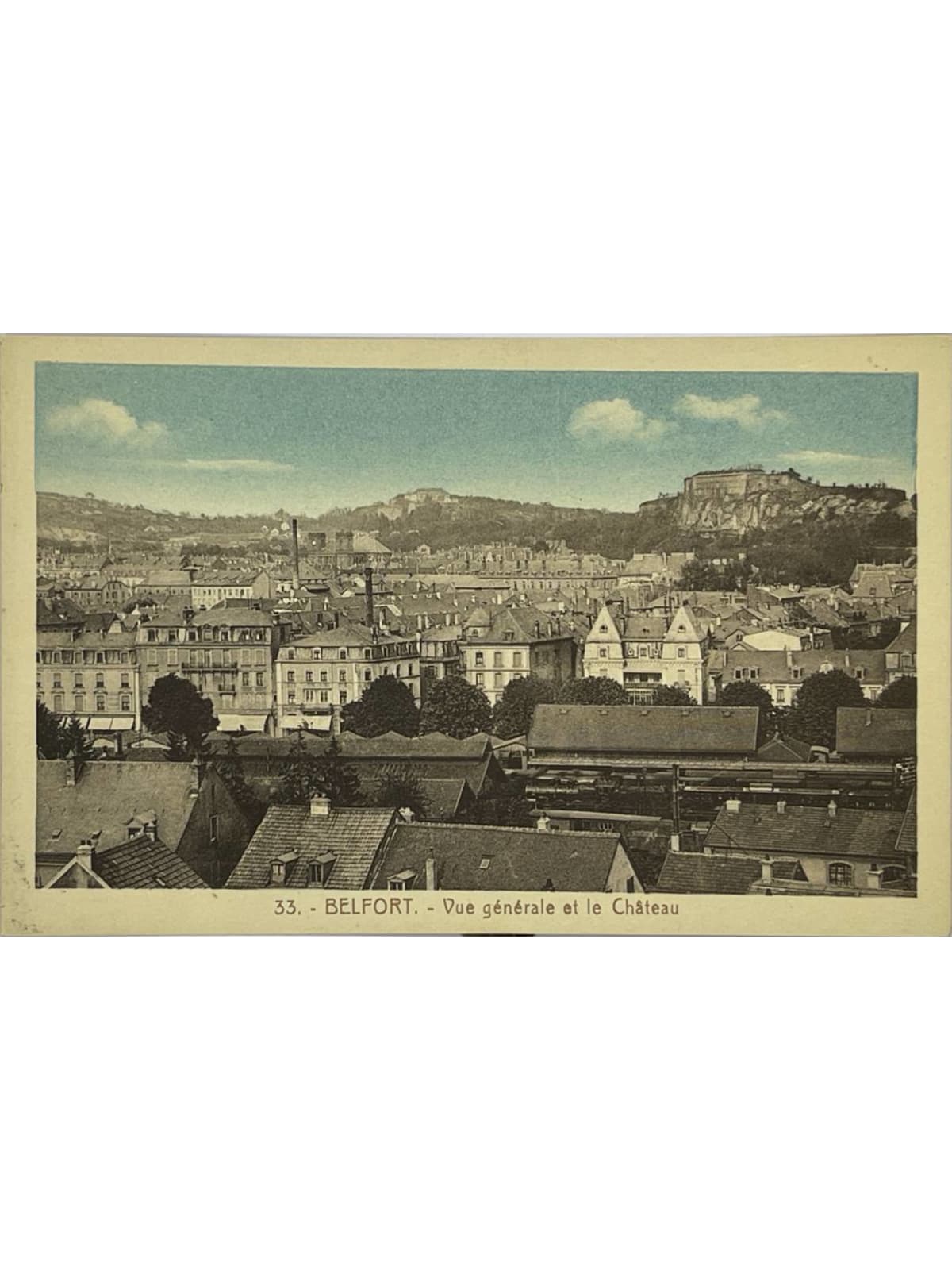 Recto de la carte postale