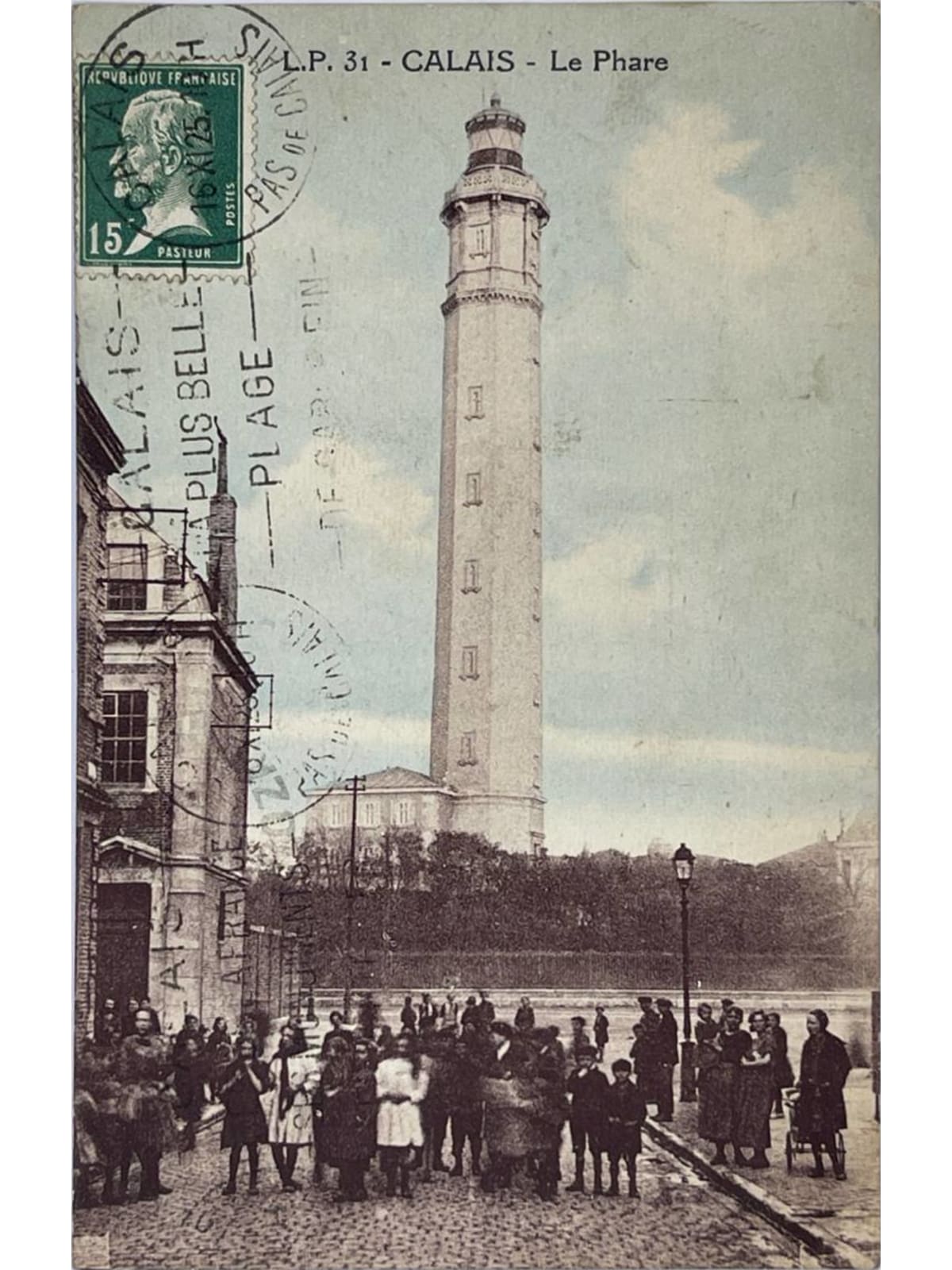 Recto de la carte postale