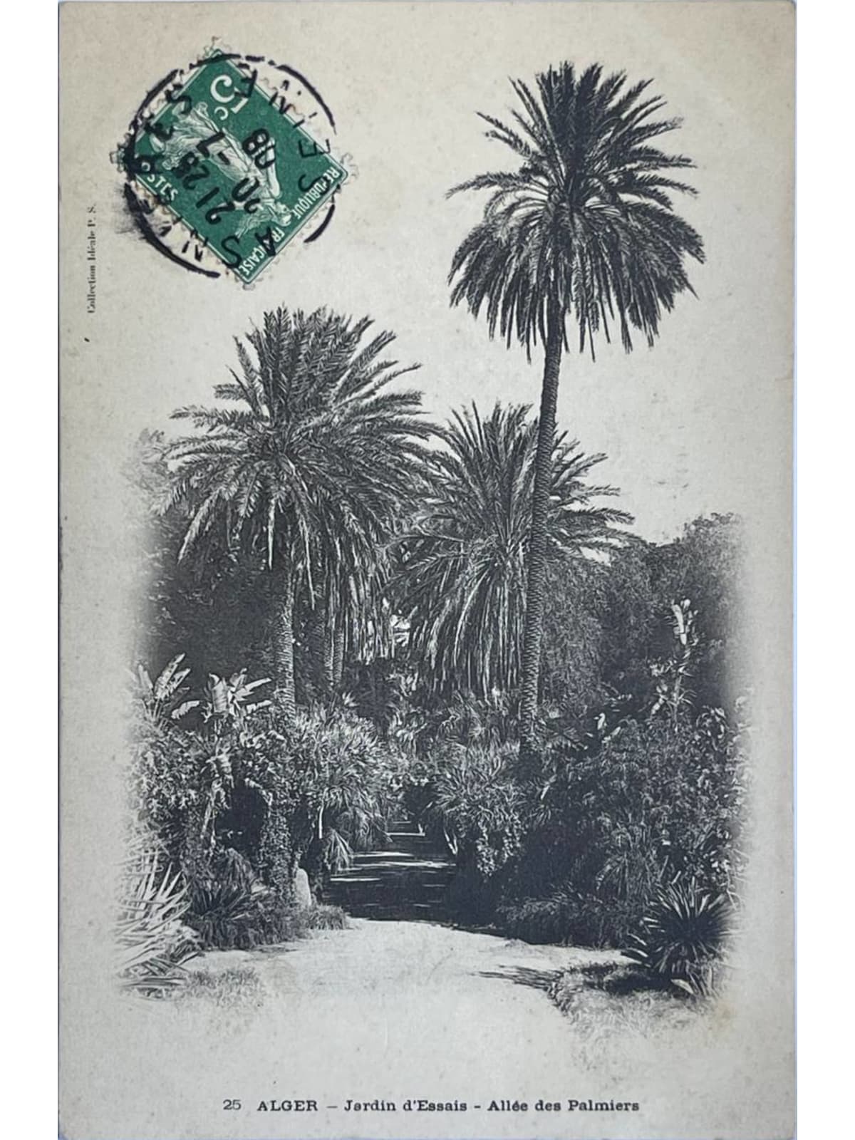 Recto de la carte postale